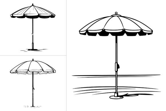 Beach Umbrella Silhouette Embroidery Review