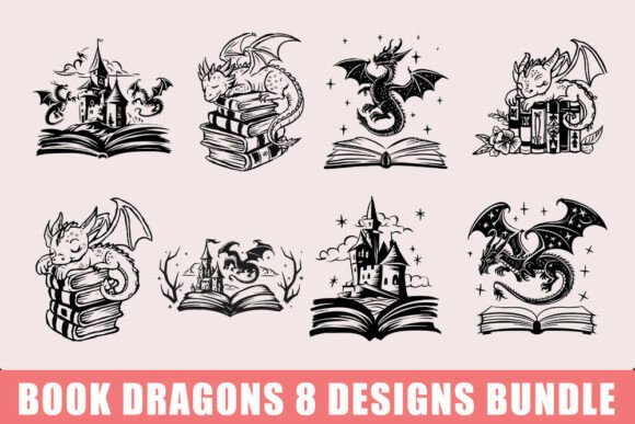 Book Dragons 8 Designs Bundle Review