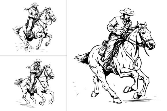 Cowboy Silhouette Vector Embroidery Review