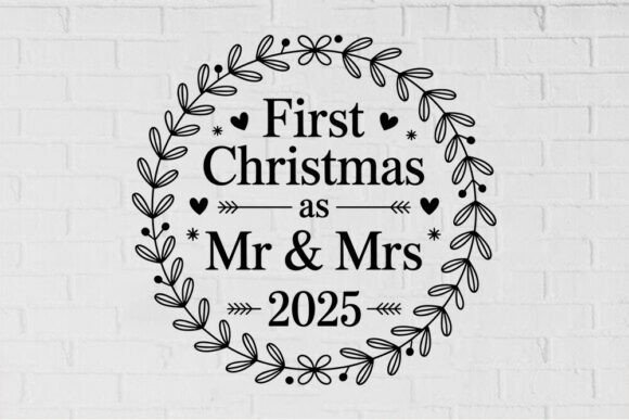 First Christmas As Mr Mrs 2025 Embroidery Review