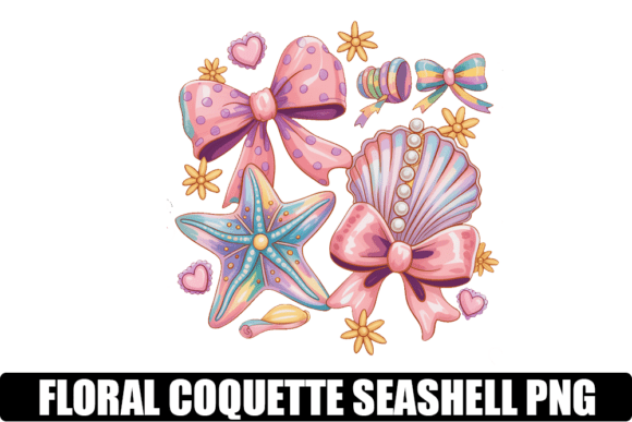 Floral Coquette Seashell PNG Review