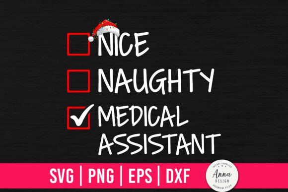 Nice Naughty Medical Assistant Embroidery Review